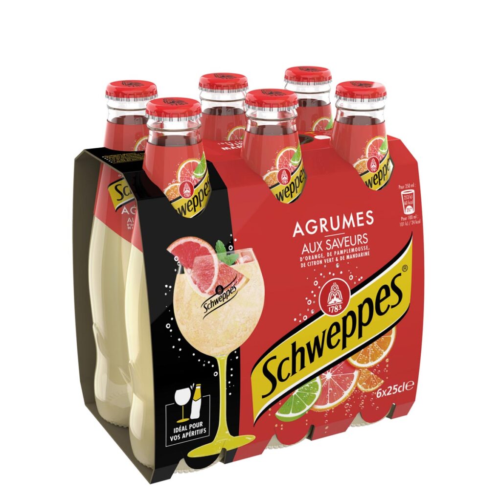 SCHWEPPES Agrumes Le Pack De 6 X 25 Cl Ici Anti Gaspi