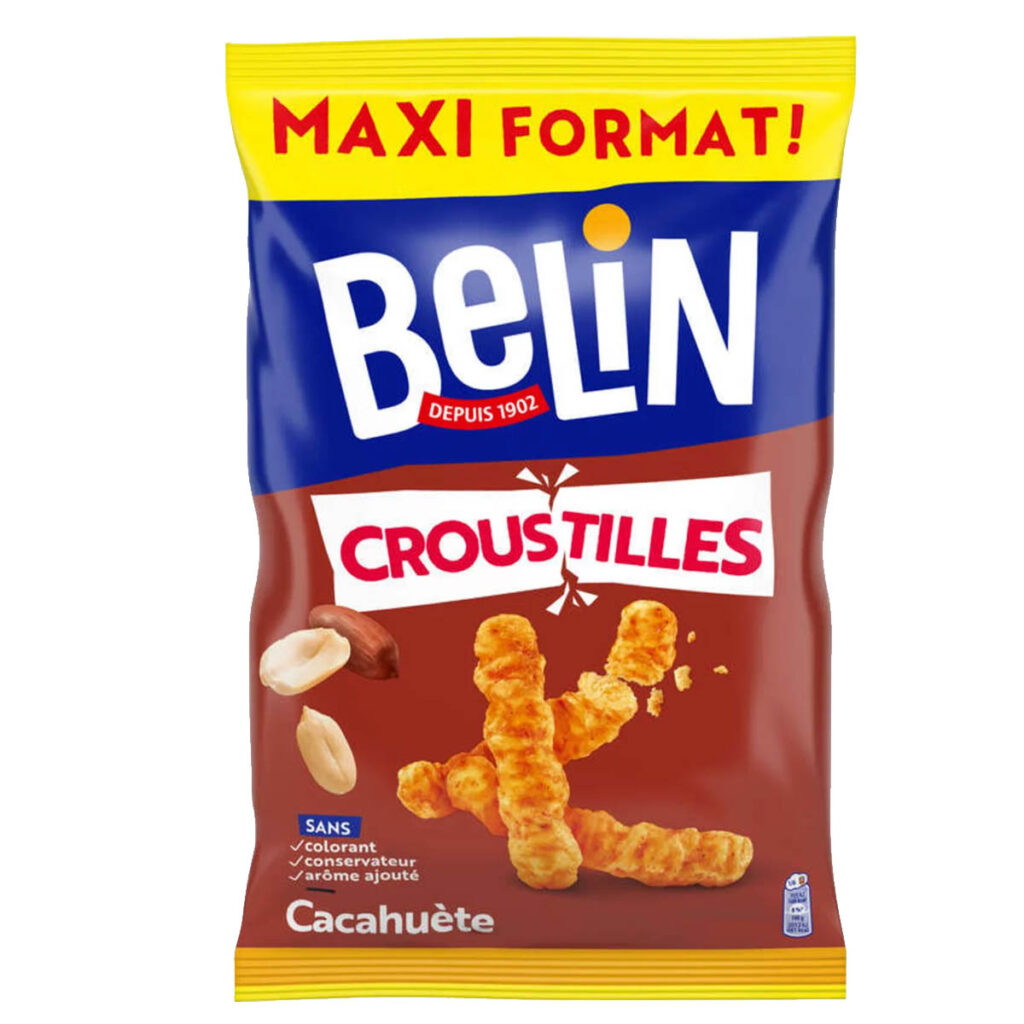 BELIN Croustilles Biscuits Apéritifs Gout Cacahuète 210 g Ici